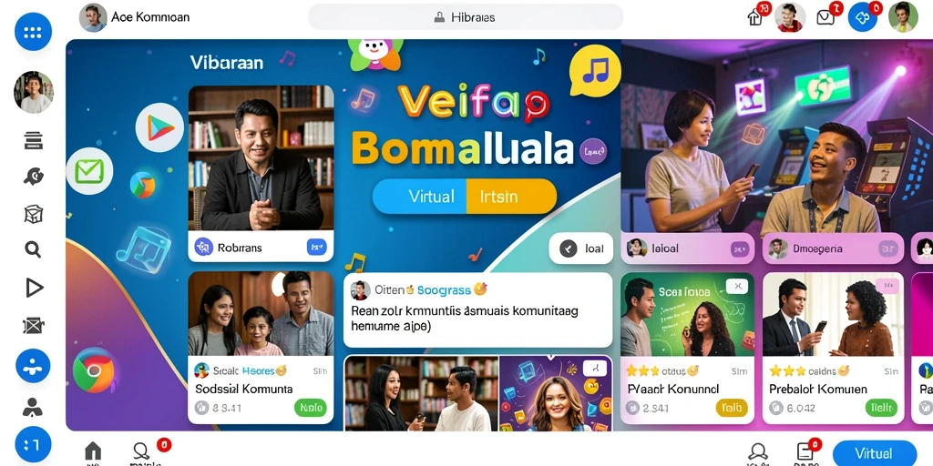 Tampilan grafis yang memukau saat dalam mode permainan.