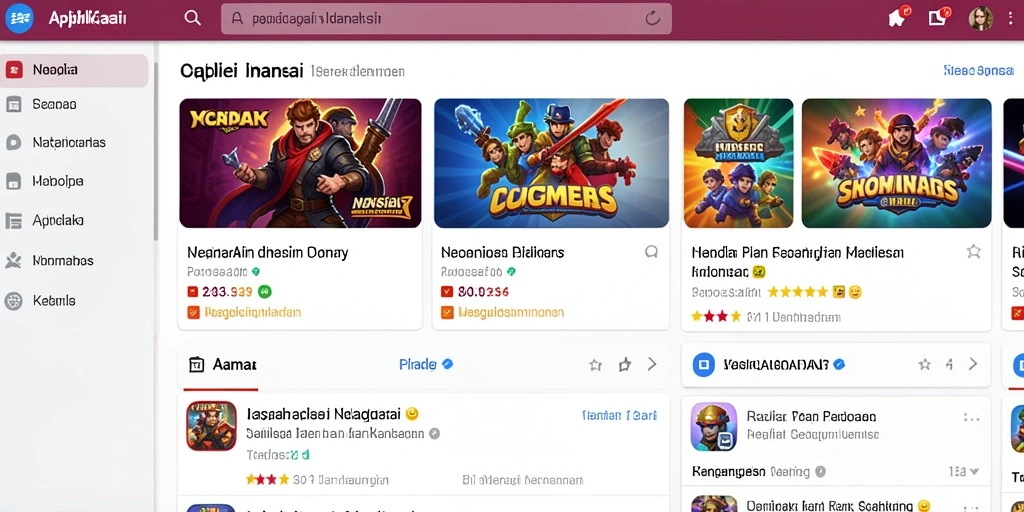 Berbagai pilihan mode permainan yang seru.