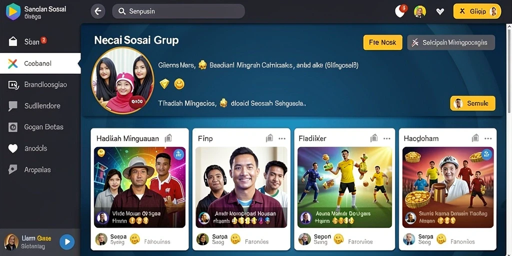 Screenshot menunjukkan interaksi pemain dalam mode multiplayer.
