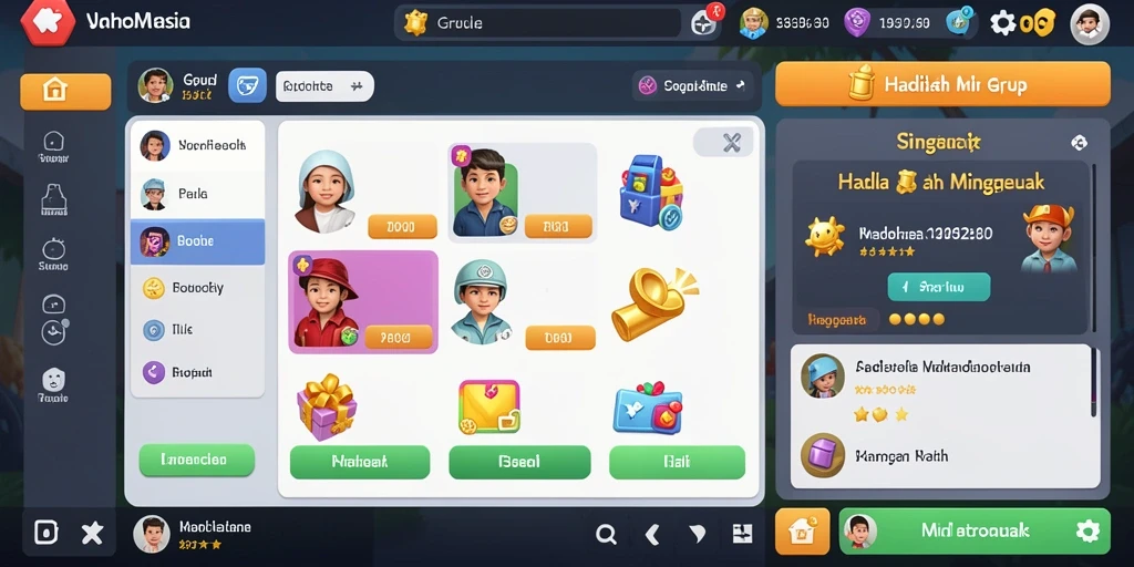 Sistem reward yang memotivasi untuk bermain lebih lama.