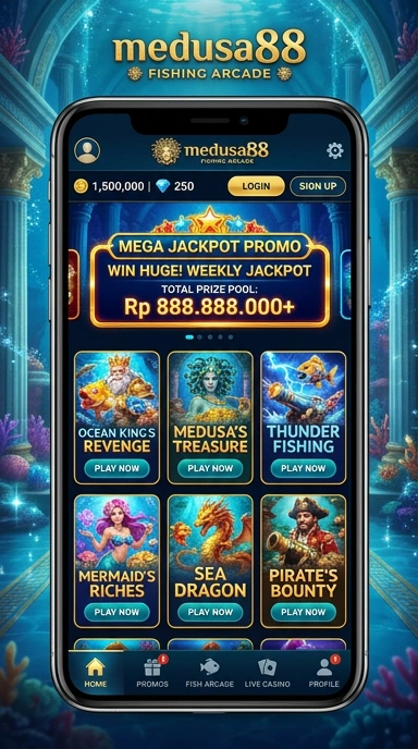 medusa88 — layar beranda