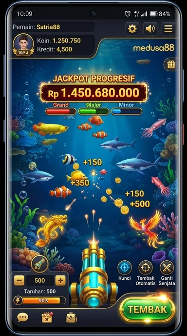 medusa88 — menu pengaturan